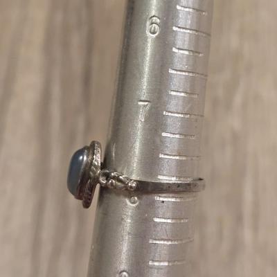 Sterling Moonstone Ring