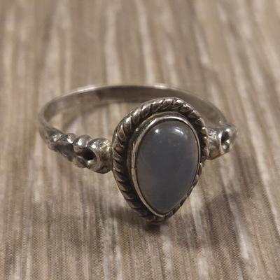 Sterling Moonstone Ring