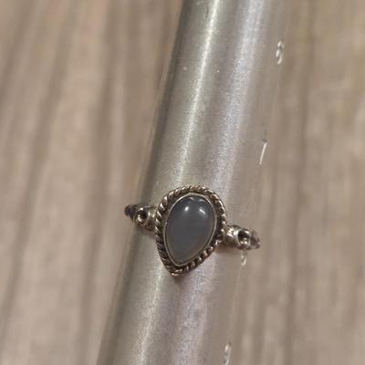 Sterling Moonstone Ring