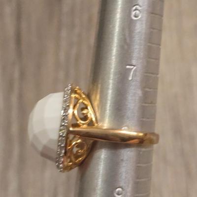 Gold over Sterling Ring