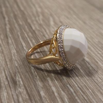 Gold over Sterling Ring