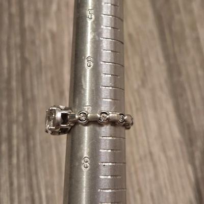 Sterling and Cubic Zirconia Ring