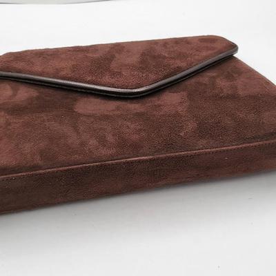 Vintage Brown Leather Suede Bags France, Frenchy of California