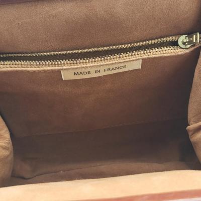 Vintage Brown Leather Suede Bags France, Frenchy of California