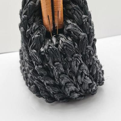Wood Frame Vintage Bag Duo