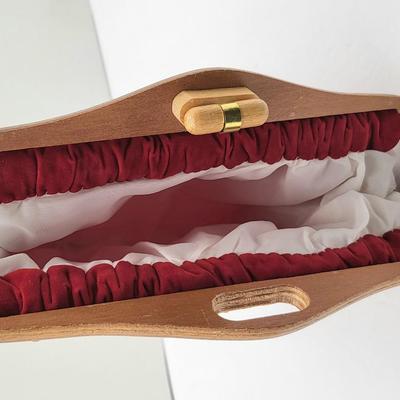 Wood Frame Vintage Bag Duo