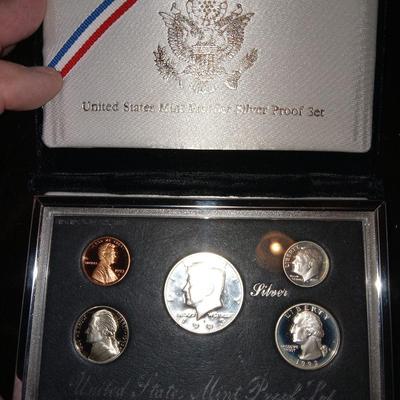 1993 silver proof set