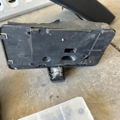 JEEP WRANGLER FENDERS, FRONT GRILL AND REAR SPARE TIRE MOUNT WITH ROTOPAX GAS CONTAINERS