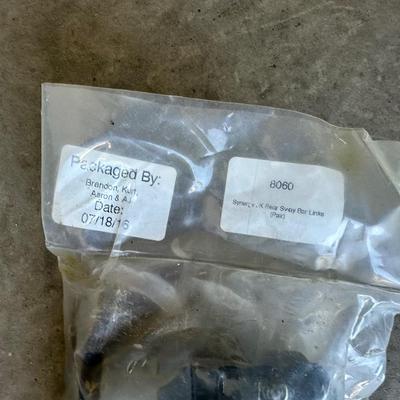 JEEP REAR SWAY BAR LINKS, REAR TRACKBAR TOWER AND HARDWARE