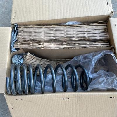 4 OEM SHOCK SPRINGS WITH SPRING CUSHIONS