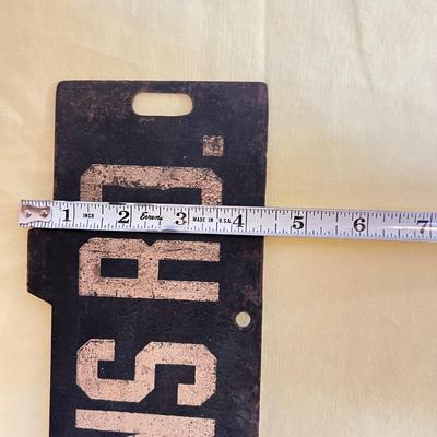 Vintage New York City Subway Train Low-V Destination Bronx Sign