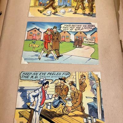 Vintage WW2 WWII Postcard Collection