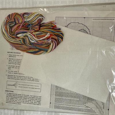 Monarch Horizons "The Straw Basket" CS90 Southwest American Indian Design Cross-stitch Kit