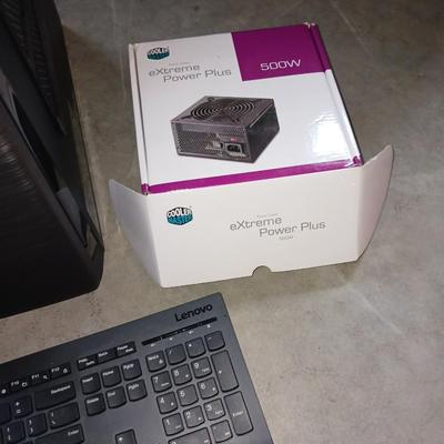 LENOVO TOWER, KEYBOARD & COOLER MASTER