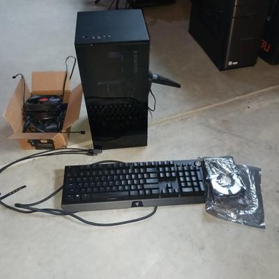 GEFORCE RTX TOWER, FANS AND KEYBOard
