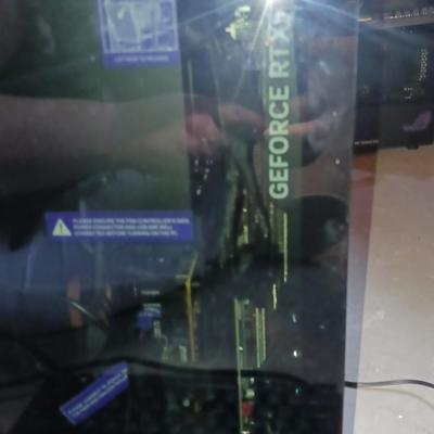 GEFORCE RTX TOWER, FANS AND KEYBOard