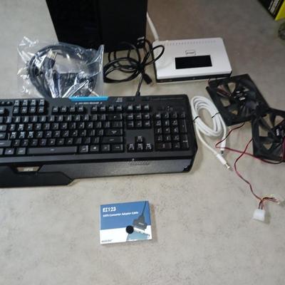 GAMING TOWER?, KEYBOARD, FANS AND ?