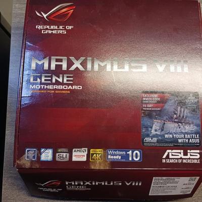 INTEL CORE AND MAXIMUS VIII