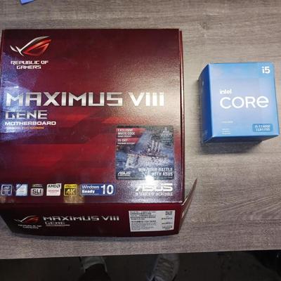 INTEL CORE AND MAXIMUS VIII