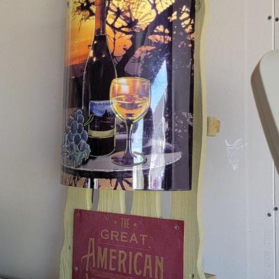 Light Up Great American Wine Sign