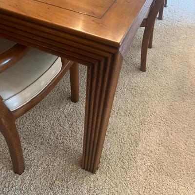 Beautiful table and chairs with table cover