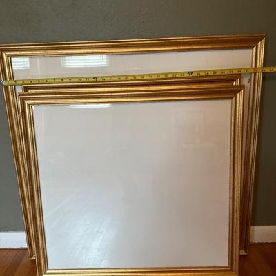 large gold frames