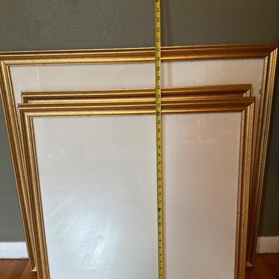 large gold frames