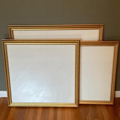 large gold frames
