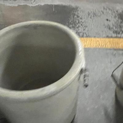 2 crocks 10 and 5 gallon
