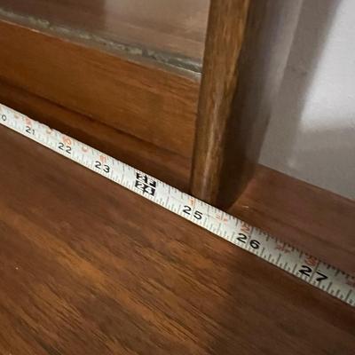 MCM Style Bassett Furniture Long Dresser w Mirror (Part of 5 Pc. Set)