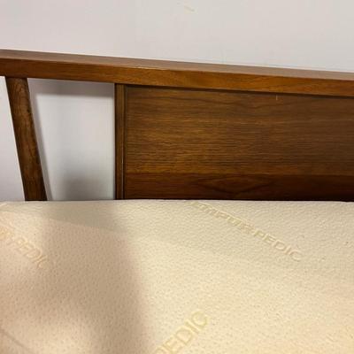 MCM Style Bed Headboard (Part of 5 Pc. Set)