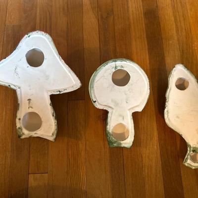 Mushroom wall hangers