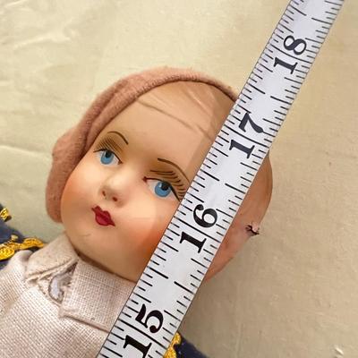 Vintage Pair Folk Dolls