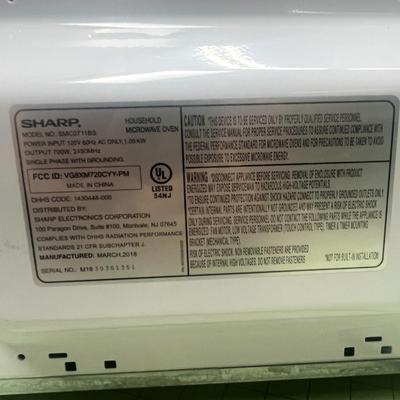 Sharp Carousel Smc0711bs Household Microwave Oven