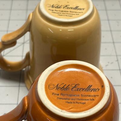 4 Set Of 'Noble Excellence' Coffee Mugs 