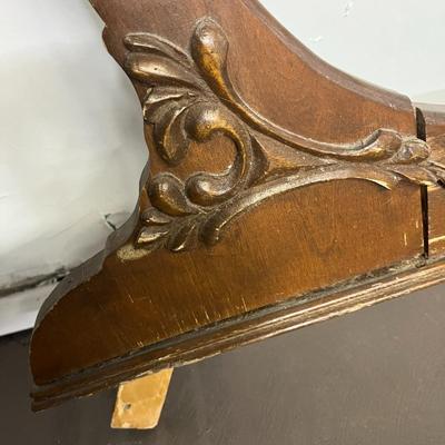 Beautiful Wooden Dresser Mount Mirror