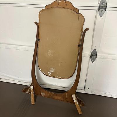 Beautiful Wooden Dresser Mount Mirror