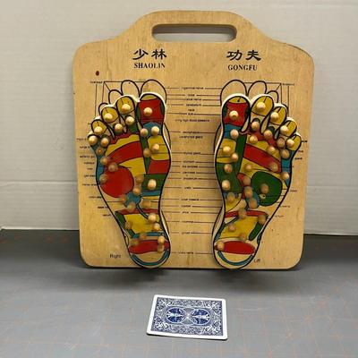 Wooden Chinese Foot Acupressure Massage Board