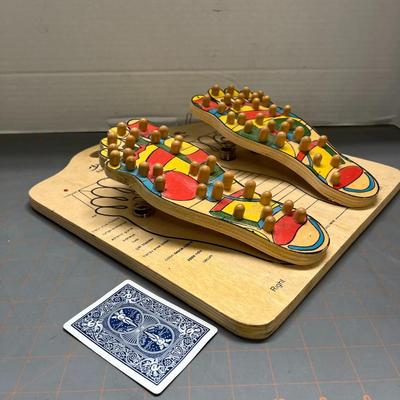 Wooden Chinese Foot Acupressure Massage Board