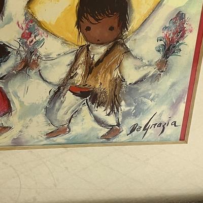 2 Set Of De Grazia Art Paintings from Tucson, AZ