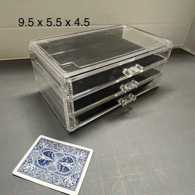 3 Drawer Acrylic Cosmetic Organizer Box