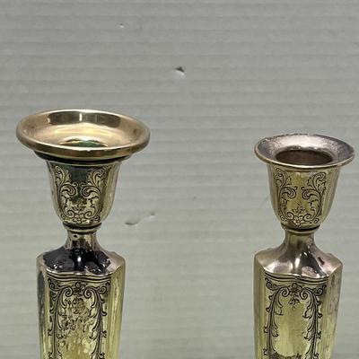 Gorgeous Set of Evans Silver Candlestick Holders