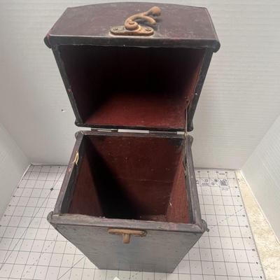 Wooden Storage Box with metal latch