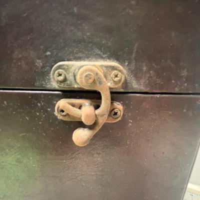 Wooden Storage Box with metal latch