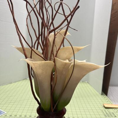 Curly Willow Branches With Large Plastic Bottle for decoration