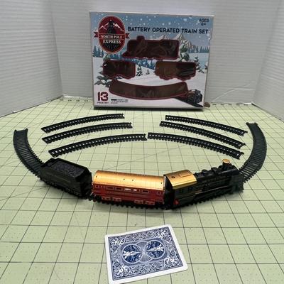 North Pole Express Battery Operated Train Set