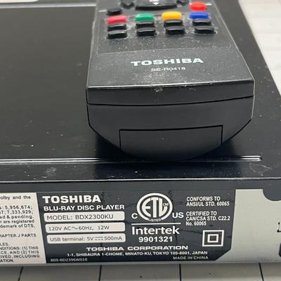 Toshiba Bdx2300ku Blu-ray Disc/DVD Player With Remote
