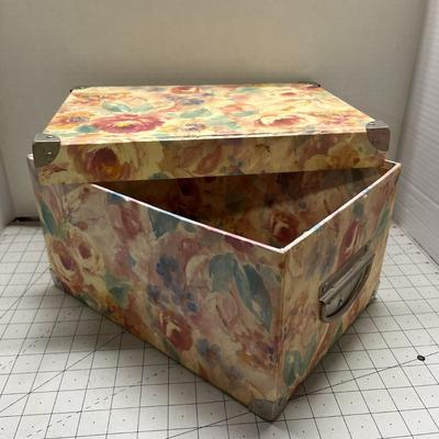 Box with Miscellaneous Bathroom Supplies