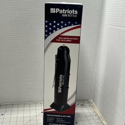 4patriots Sun Kettle Rocket Solar Thermos Cooker Water Heater Survival Kit