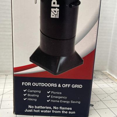 4patriots Sun Kettle Rocket Solar Thermos Cooker Water Heater Survival Kit